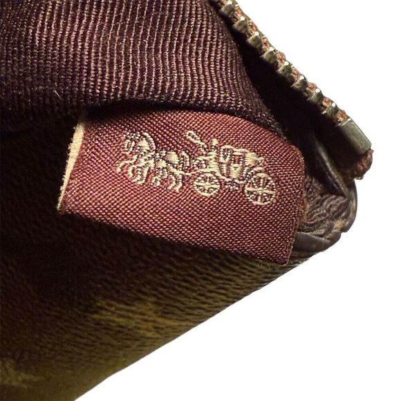 Coach Women's Wristlet Wallet Multicolor Signature Gold Pop Star Print #39045 - Picture 13 of 14